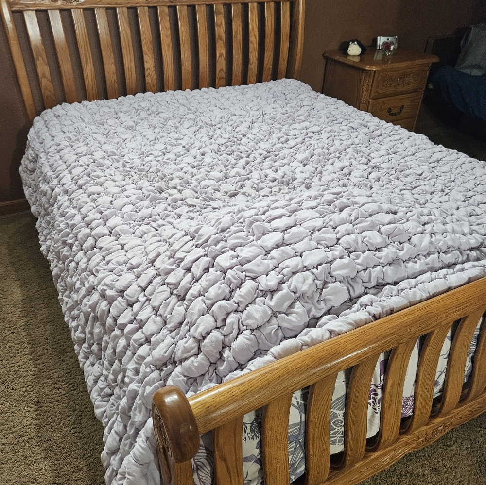 Pottery Barn Lavender Textured Bedding Set - Picture 4 of 5